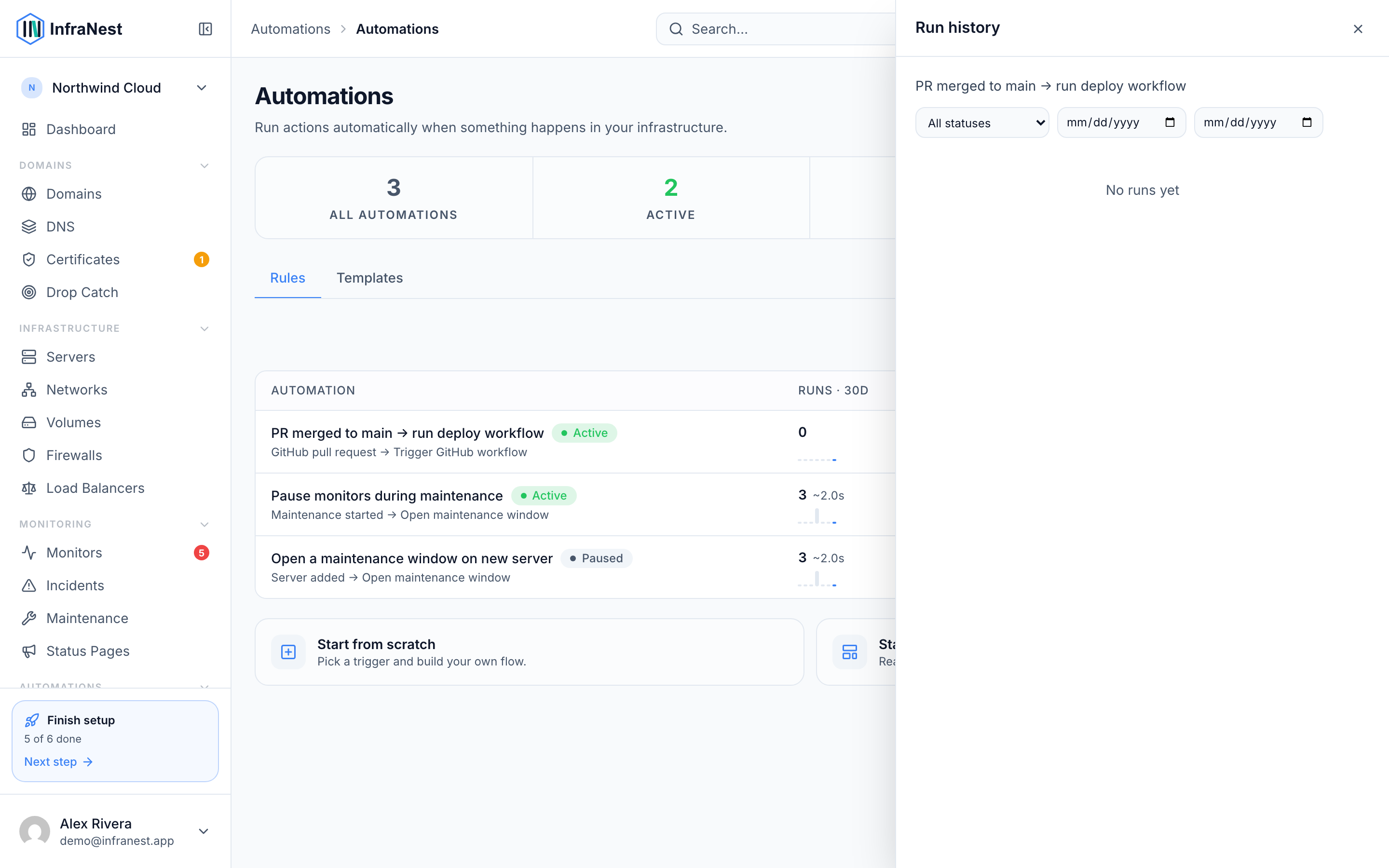 Check your automation runs