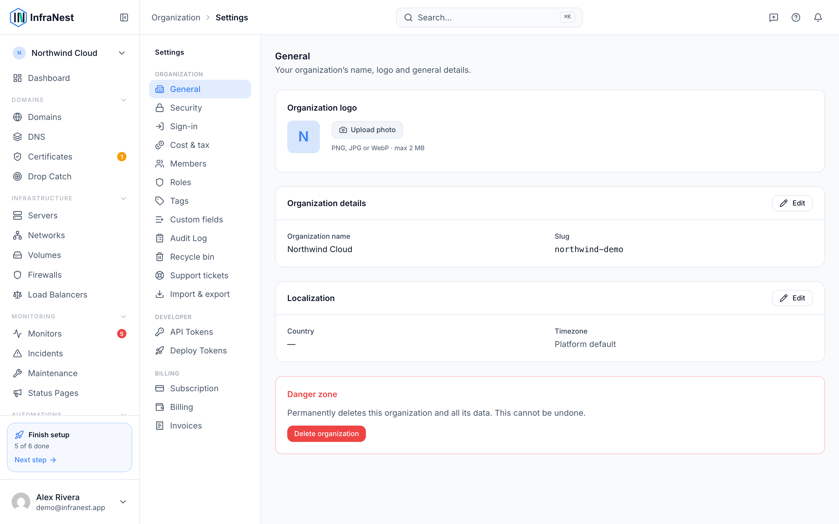 Export and import your data