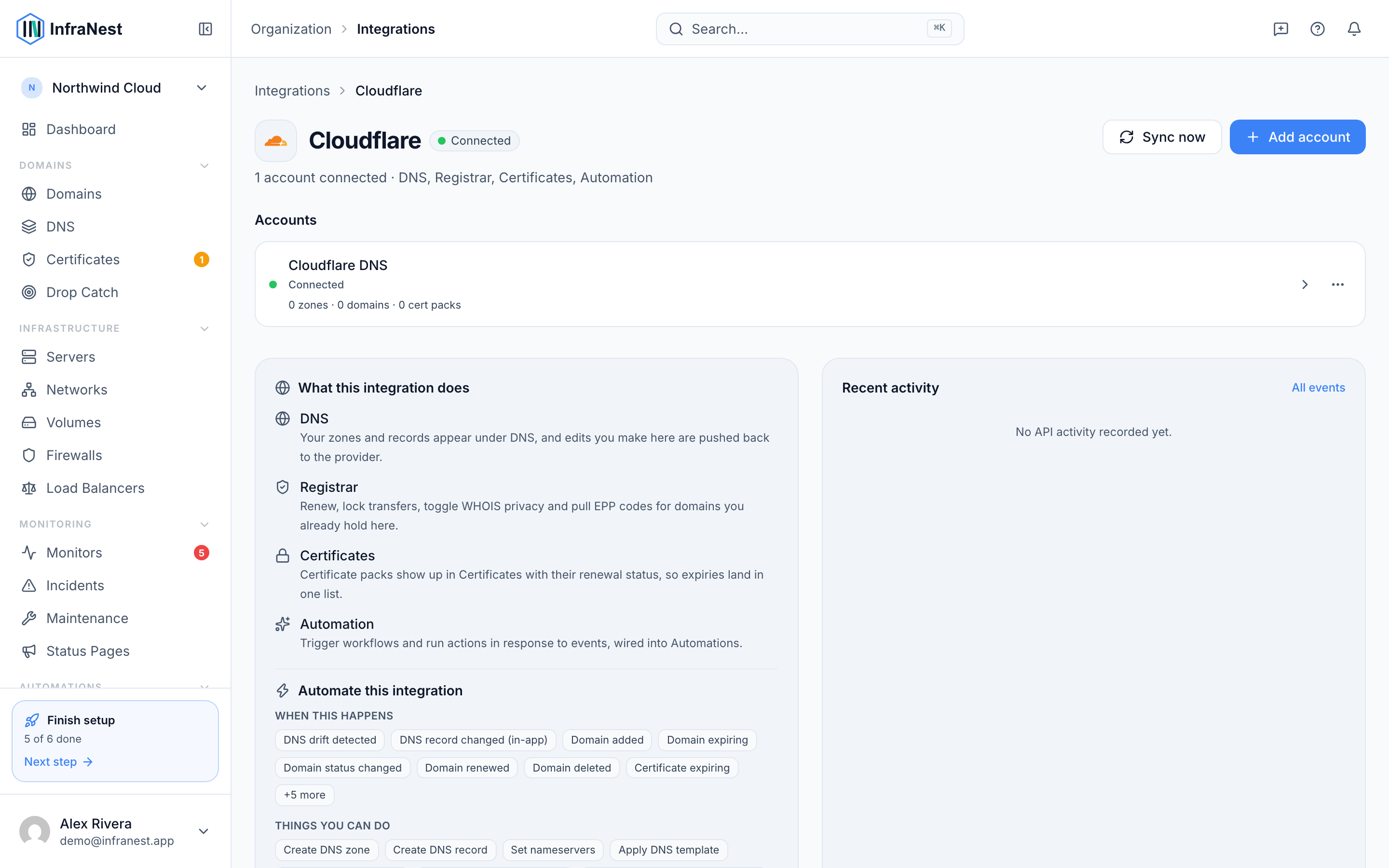 Connect Cloudflare