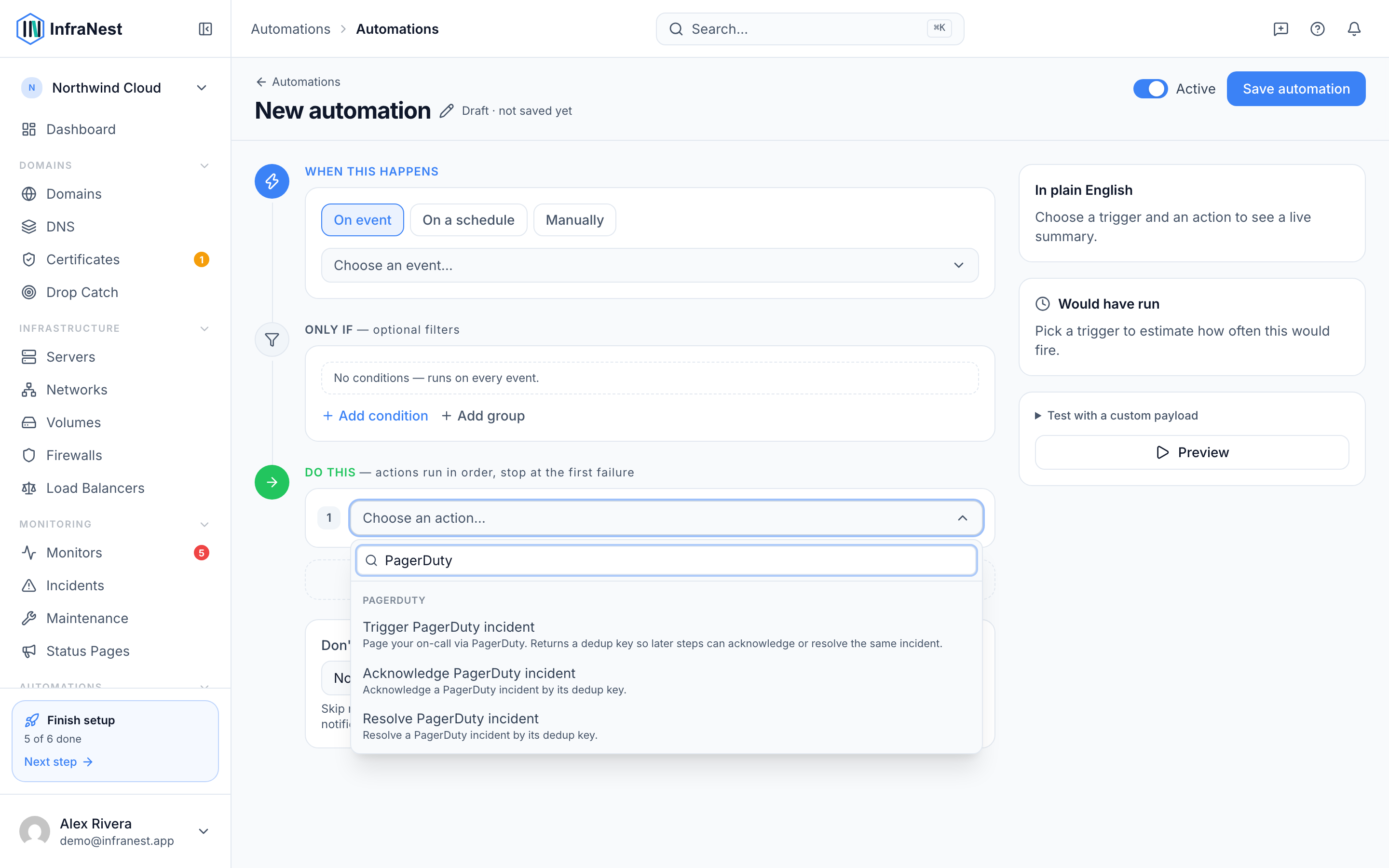 Automate with PagerDuty