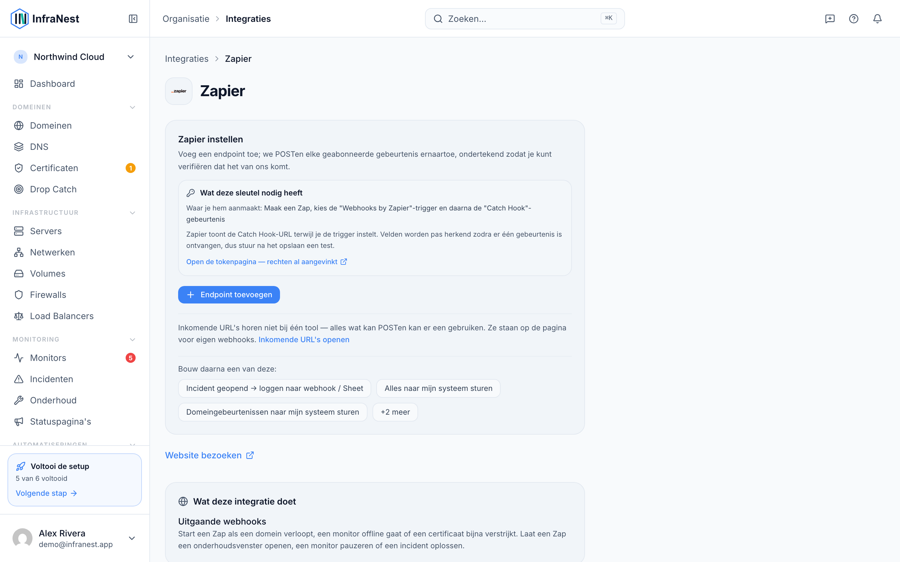 Zapier verbinden